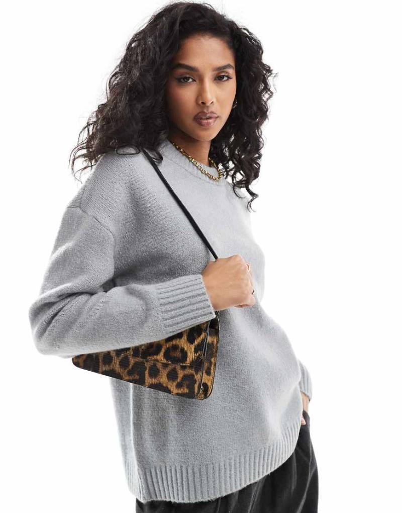 Threadbare - Grauer Strickpullover von Threadbare