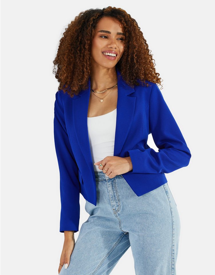 Threadbare Jackenblazer THB Comptan Cropped Blazer (1-tlg) im angesagten Cropped-Stil von Threadbare