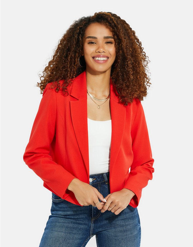 Threadbare Jackenblazer THB Comptan Cropped Blazer (1-tlg) im angesagten Cropped-Stil von Threadbare