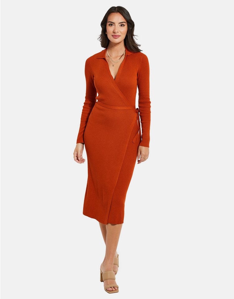 Threadbare Jerseykleid THB Phoebe Wrap Tie Ribbed (1-tlg) in toller Wickeloptik von Threadbare