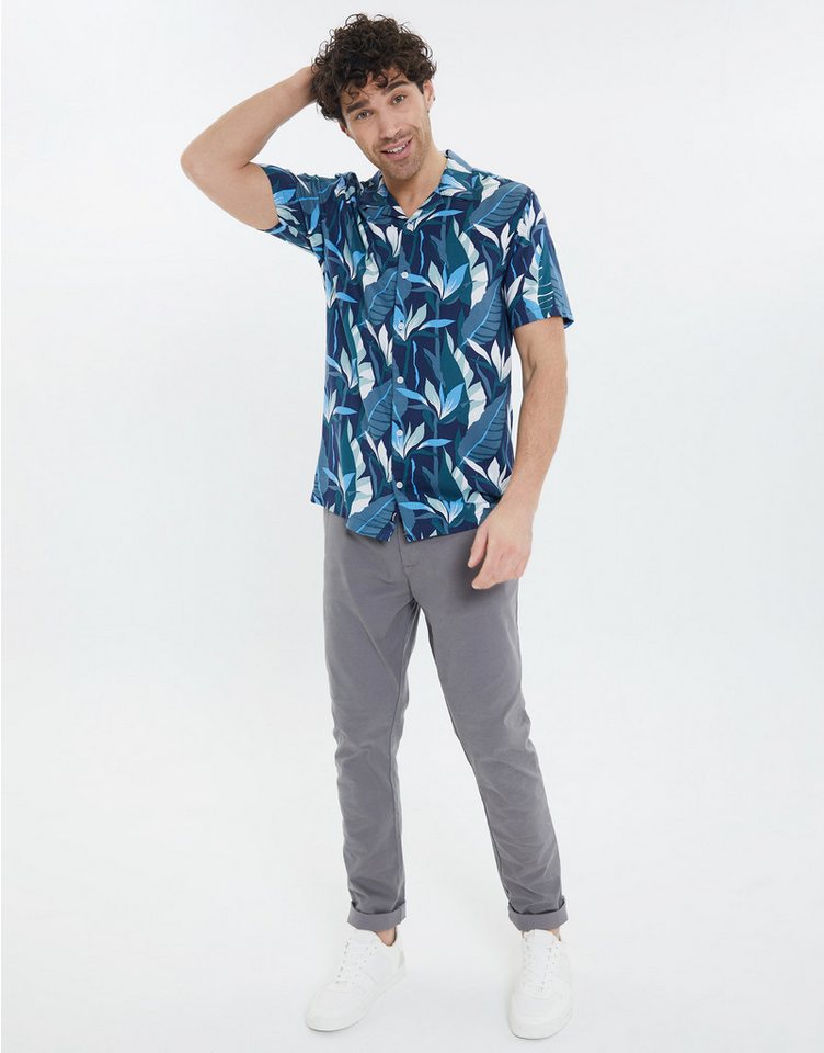 Threadbare Kurzarmhemd THB Shirt S/Slv Turner (1-tlg) mit tollem Hawaii-Muster von Threadbare