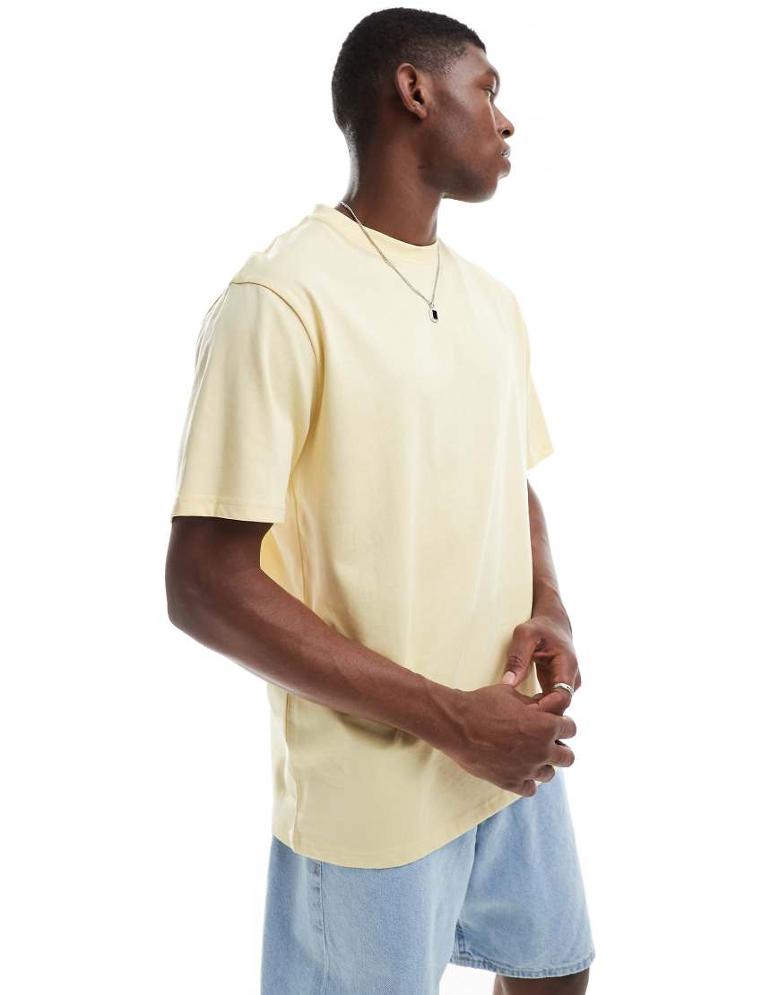 Threadbare - Lässig geschnittenes T-Shirt in Zitronengelb, 200 g/m² Threadbare - Lässig geschnittenes T-Shirt in Zitronengelb, 200 g/m² von Threadbare