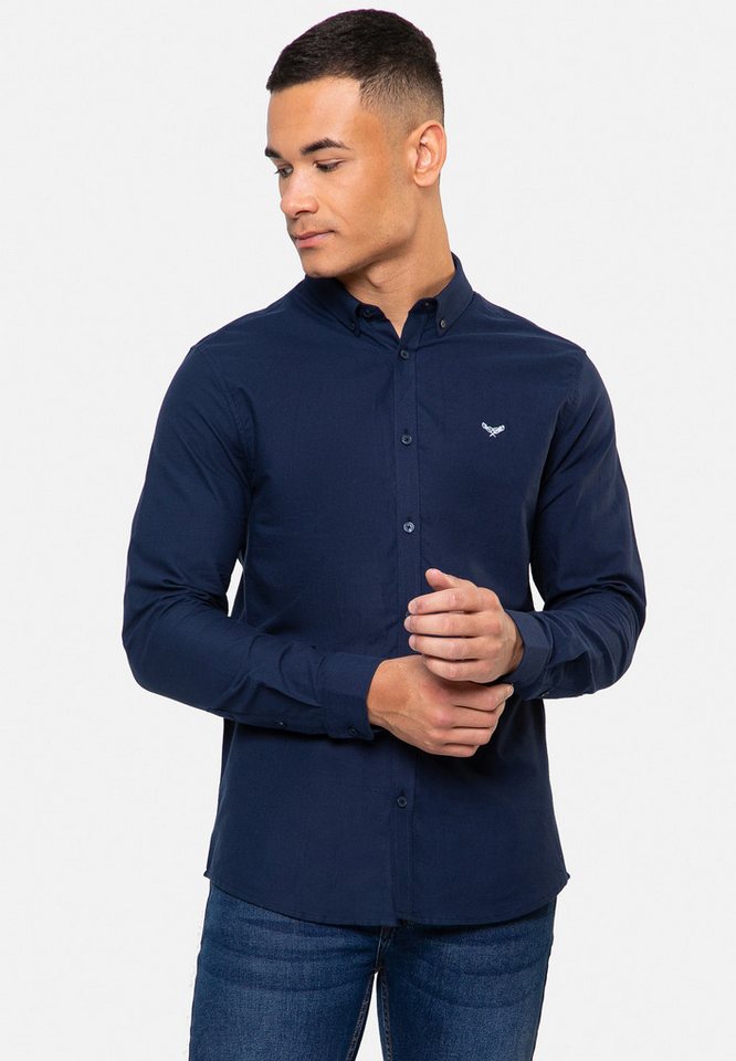 Threadbare Langarmhemd Beacon (1-tlg) im einfarbigen Design von Threadbare