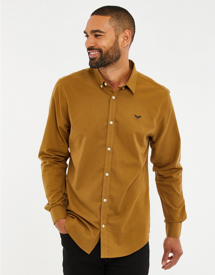 Threadbare Langarmhemd Beacon (1-tlg) im einfarbigen Design von Threadbare