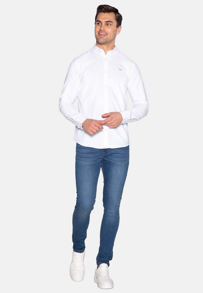 Threadbare Langarmhemd Beacon (1-tlg) im einfarbigen Design von Threadbare