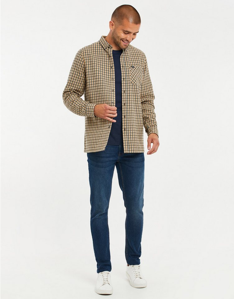 Threadbare Langarmhemd Franco (Amalfi) (1-tlg) mit tollem Karo-Muster von Threadbare
