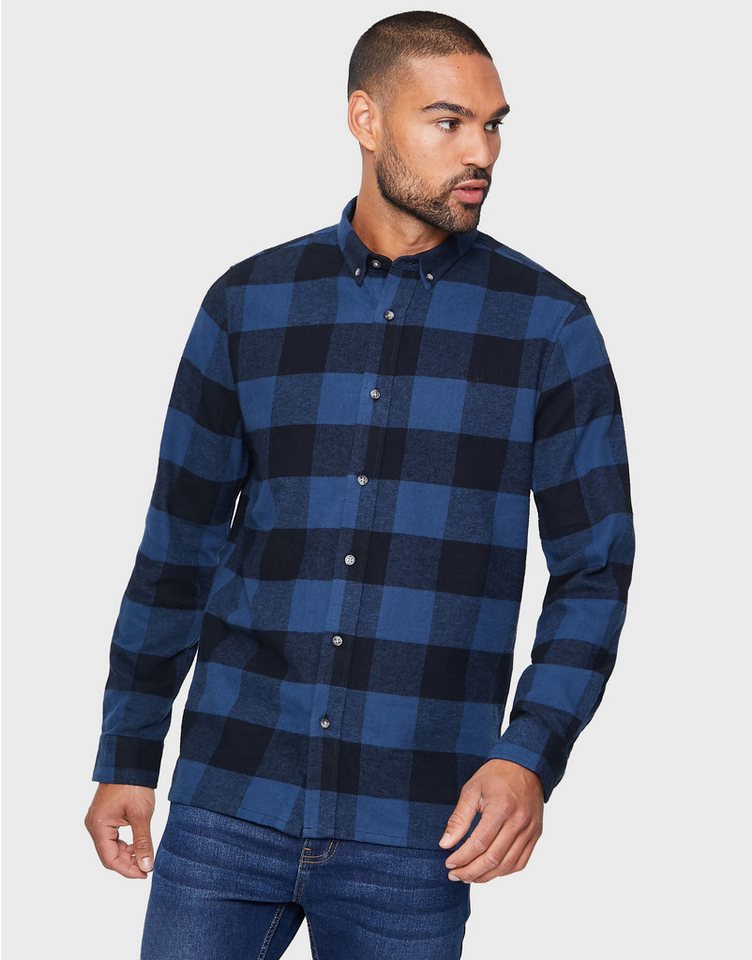 Threadbare Langarmhemd Logan im tollen Karo-Design von Threadbare