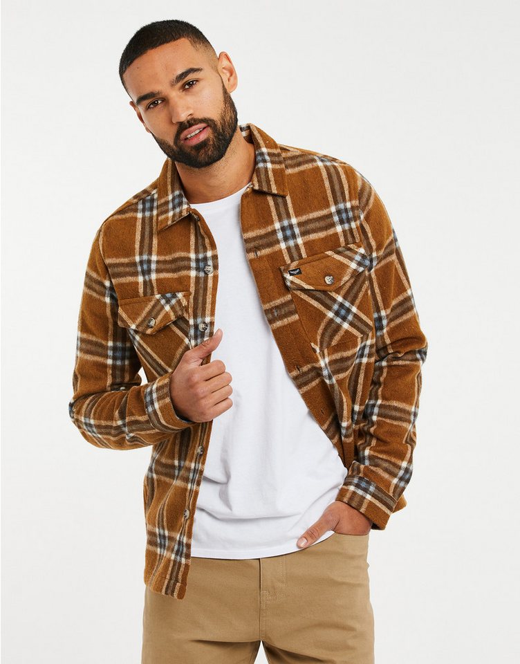 Threadbare Langarmhemd THB LUXE Christopher (1-tlg) Karo Muster von Threadbare