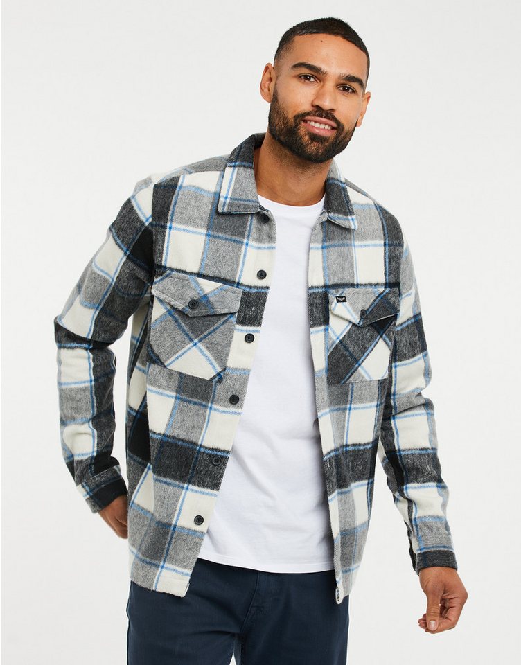 Threadbare Langarmhemd THB LUXE Christopher (1-tlg) Karo Muster von Threadbare