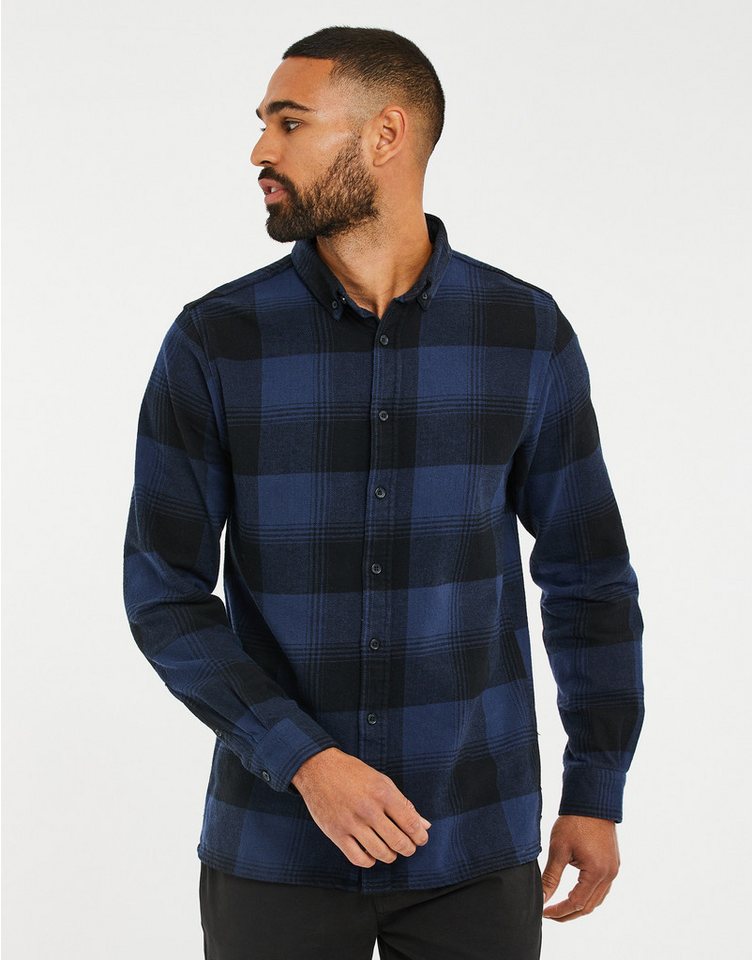 Threadbare Langarmhemd THB Shirt L/Slv Cortona (1-tlg) mit tollem Karo-Muster von Threadbare