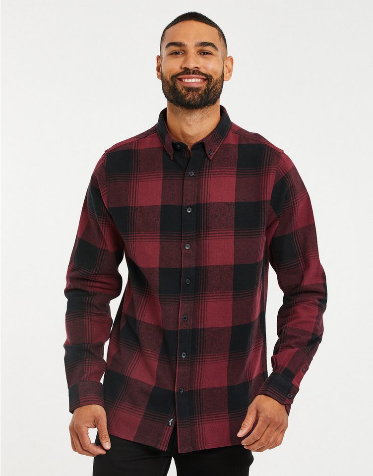 Threadbare Langarmhemd THB Shirt L/Slv Cortona (1-tlg) mit tollem Karo-Muster von Threadbare