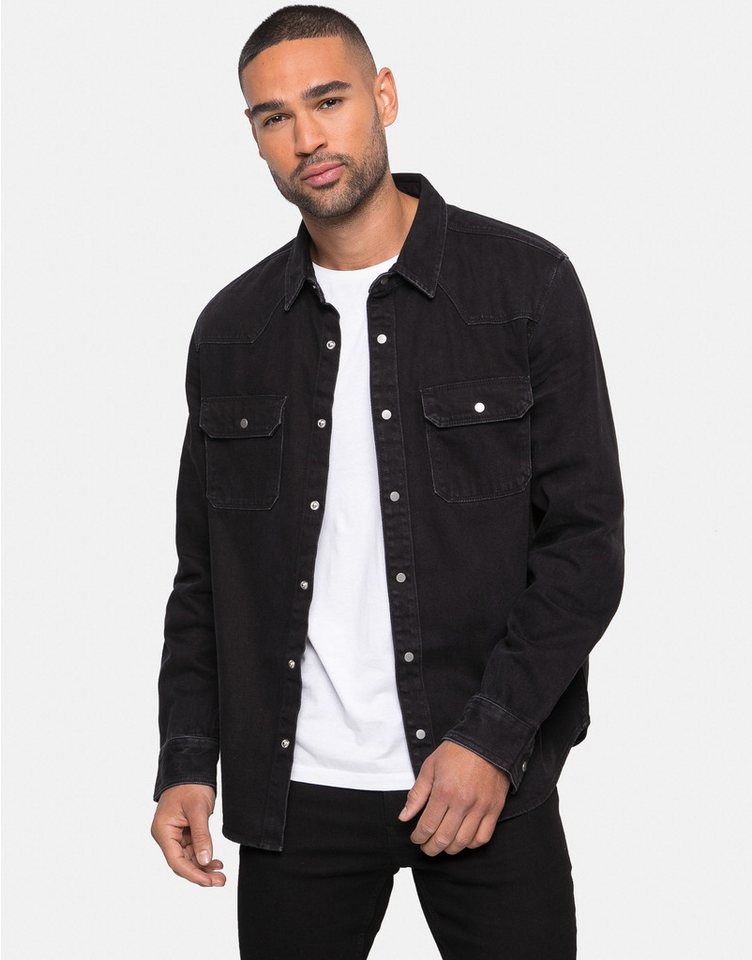 Threadbare Langarmhemd THBPiper (1-tlg) im einfarbigen Design von Threadbare