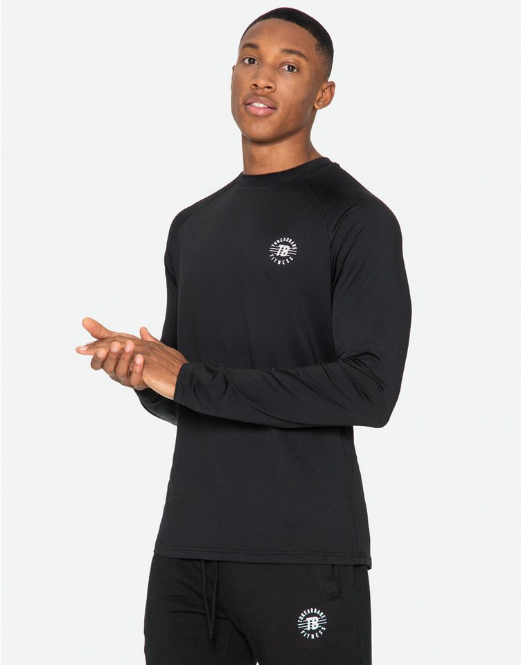 Threadbare Langarmshirt Abductor mit kleinem Print auf der Brust Threadbare Langarmshirt Abductor mit kleinem Print auf der Brust von Threadbare