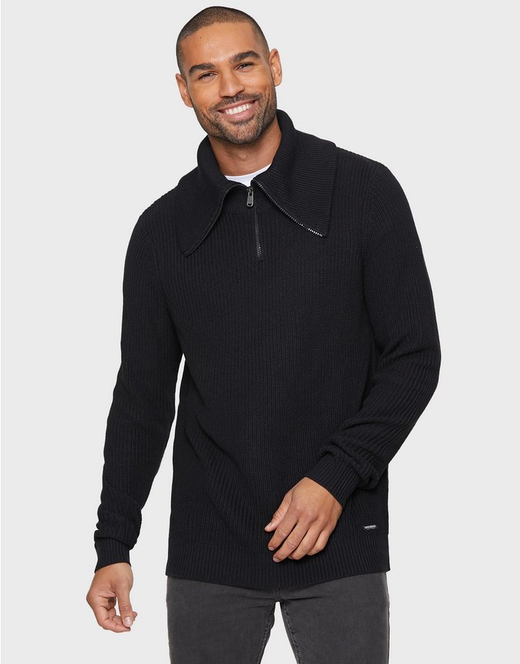 Threadbare Langarmshirt Francis (1-tlg) mit Stehkragen von Threadbare