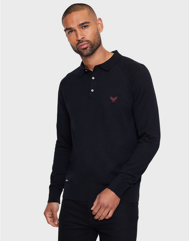Threadbare Langarmshirt Polo Monty (1-tlg) mit klassischem Polokragen von Threadbare