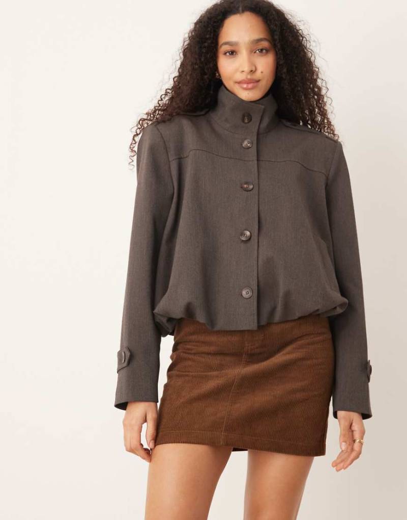 Threadbare - Minirock aus Cord in Schokobraun-Brown von Threadbare