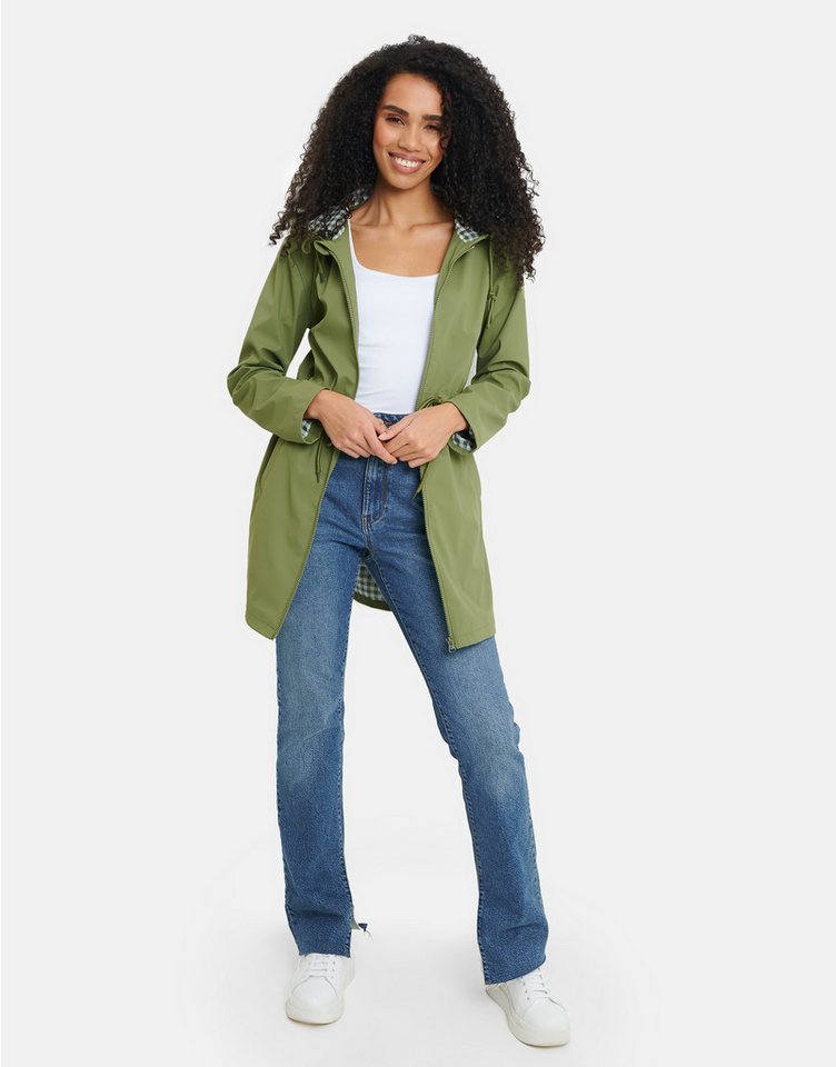 Threadbare Outdoorjacke Suzanna Rubberised Mac (1-St) mit tollem Kordelzug in der Taille von Threadbare