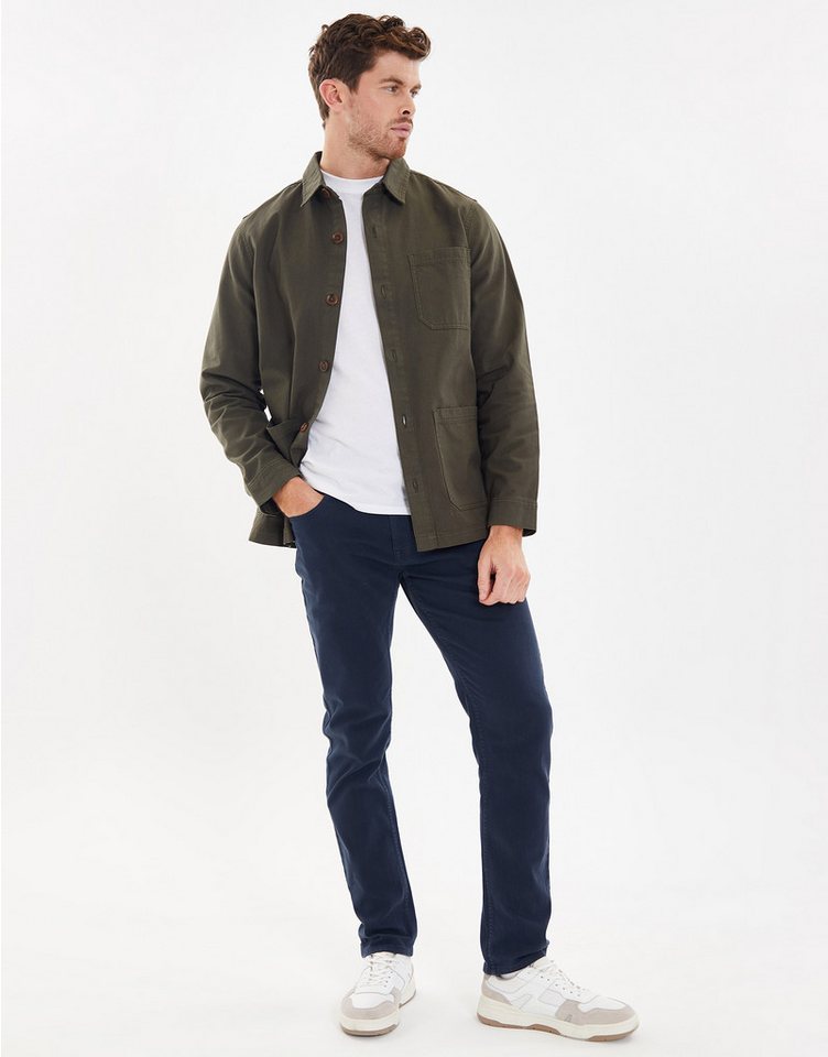 Threadbare Outdoorjacke THB Shacket Sunter mit Knöpfen von Threadbare