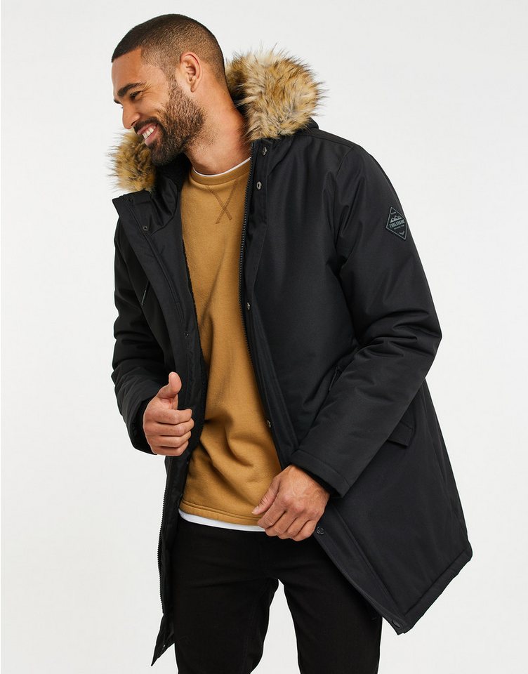 Threadbare Parka THB Jacket Clarkston (1-St) mit kuscheliger Kapuze von Threadbare