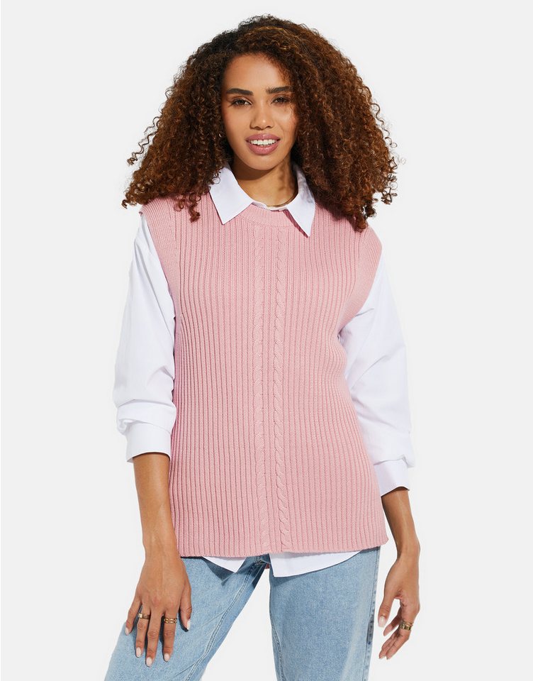 Threadbare Pullunder THB Joey Cable Detail (1-tlg) mit tollem Strickmuster von Threadbare