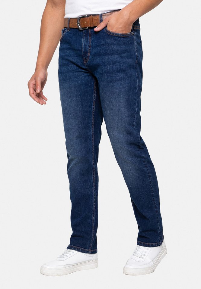 Threadbare Regular-fit-Jeans Belted Penrith (1-tlg) im klassischen Design von Threadbare