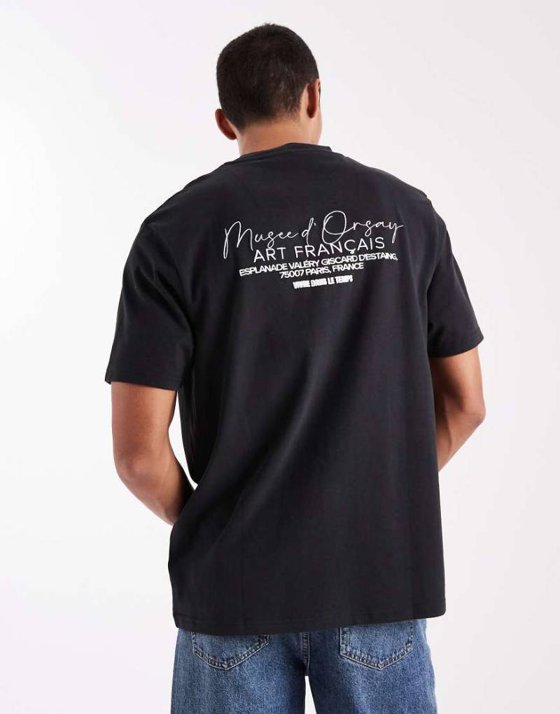 Threadbare - Relaxed-Fit-T-Shirt in Schwarz mit Kunst-Grafikprint Threadbare - Relaxed-Fit-T-Shirt in Schwarz mit Kunst-Grafikprint von Threadbare