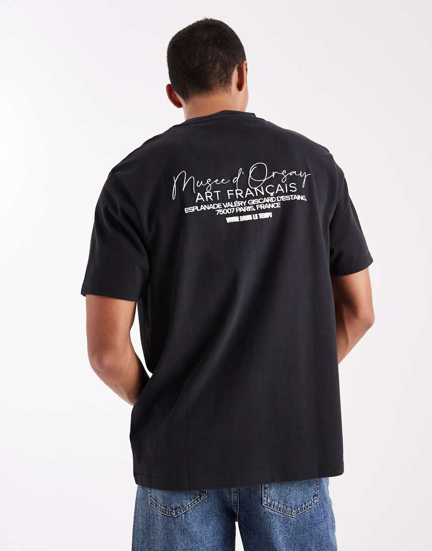 Threadbare - Relaxed-Fit-T-Shirt in Schwarz mit Kunst-Grafikprint Threadbare - Relaxed-Fit-T-Shirt in Schwarz mit Kunst-Grafikprint von Threadbare