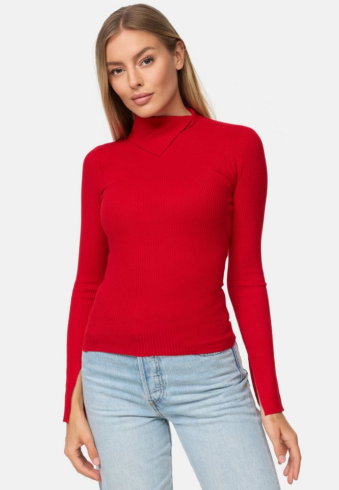 Threadbare Rollkragenpullover Ross im klassischen Basic-Design von Threadbare