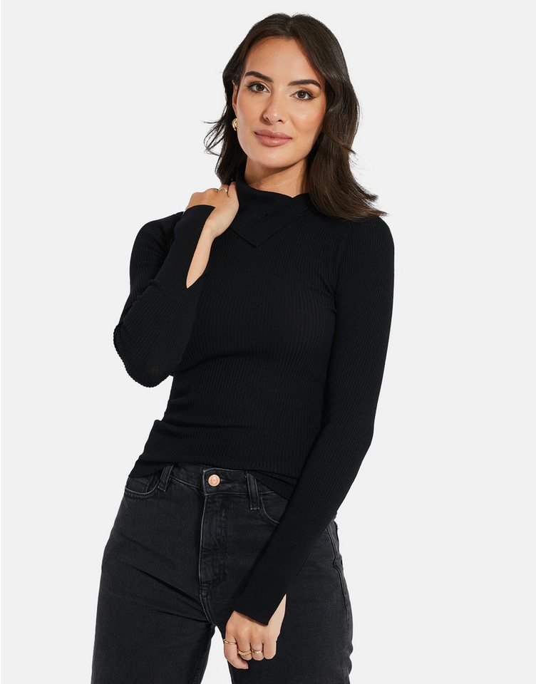 Threadbare Rollkragenpullover Ross im klassischen Basic-Design von Threadbare