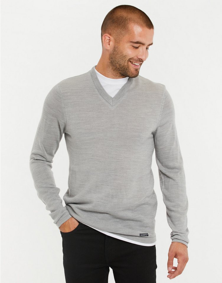 Threadbare Rundhalspullover (1-tlg) im schlichten Design von Threadbare