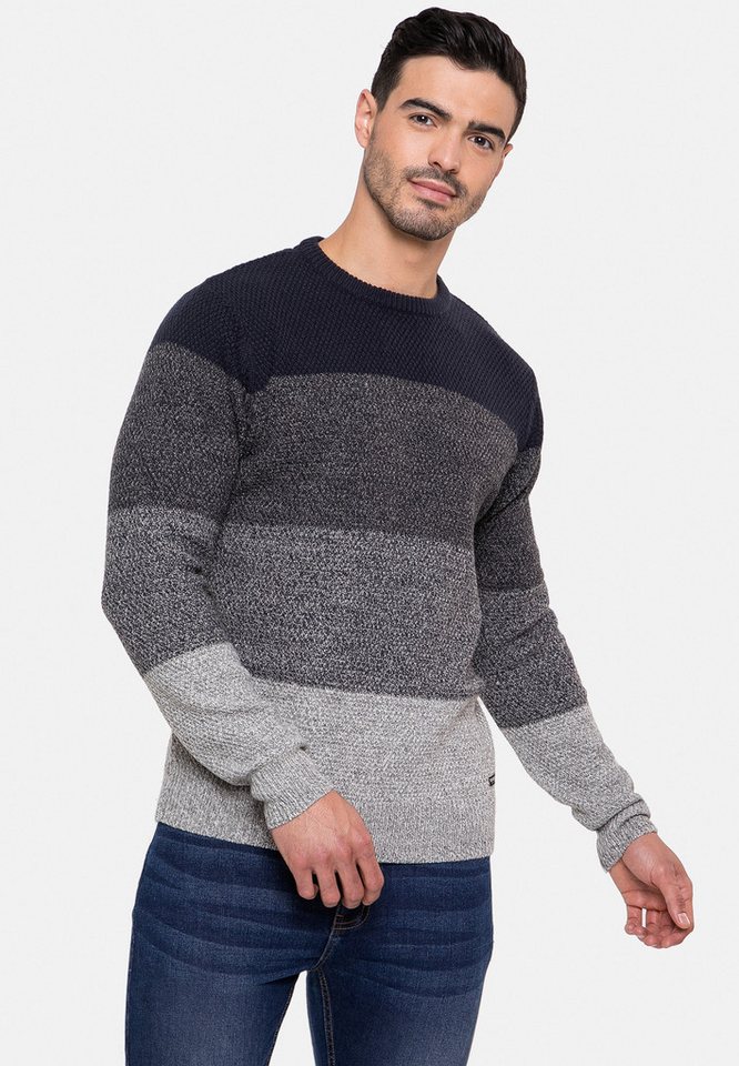 Threadbare Rundhalspullover Aeron (1-tlg) im angesagten Grobstrick-Design von Threadbare