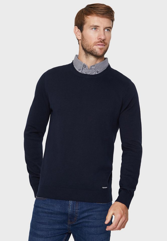 Threadbare Rundhalspullover Gibbs (1-tlg) mit Zopfstrickmuster von Threadbare