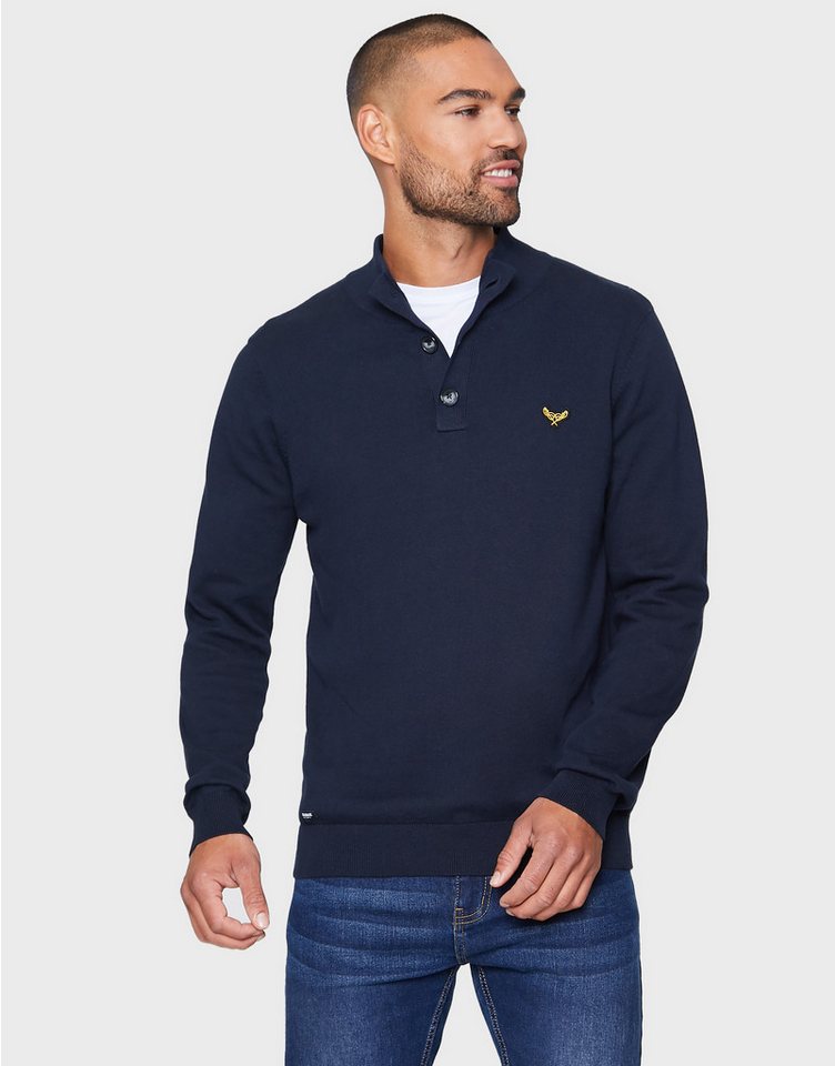 Threadbare Rundhalspullover Hawke (1-tlg) mit stilvollem Kragen von Threadbare