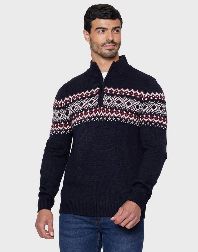 Threadbare Rundhalspullover Jasper mit toller Musterung Threadbare Rundhalspullover Jasper mit toller Musterung von Threadbare