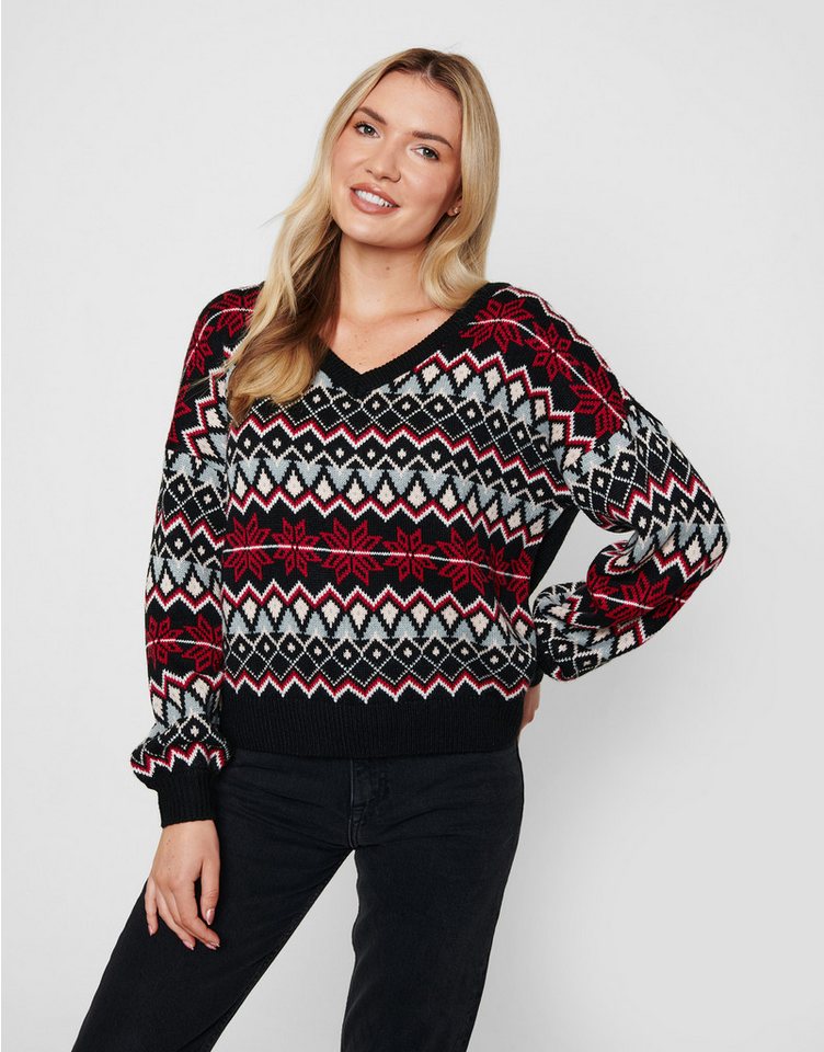 Threadbare Rundhalspullover Juliet (1-tlg) mit schönem Strickmuster von Threadbare