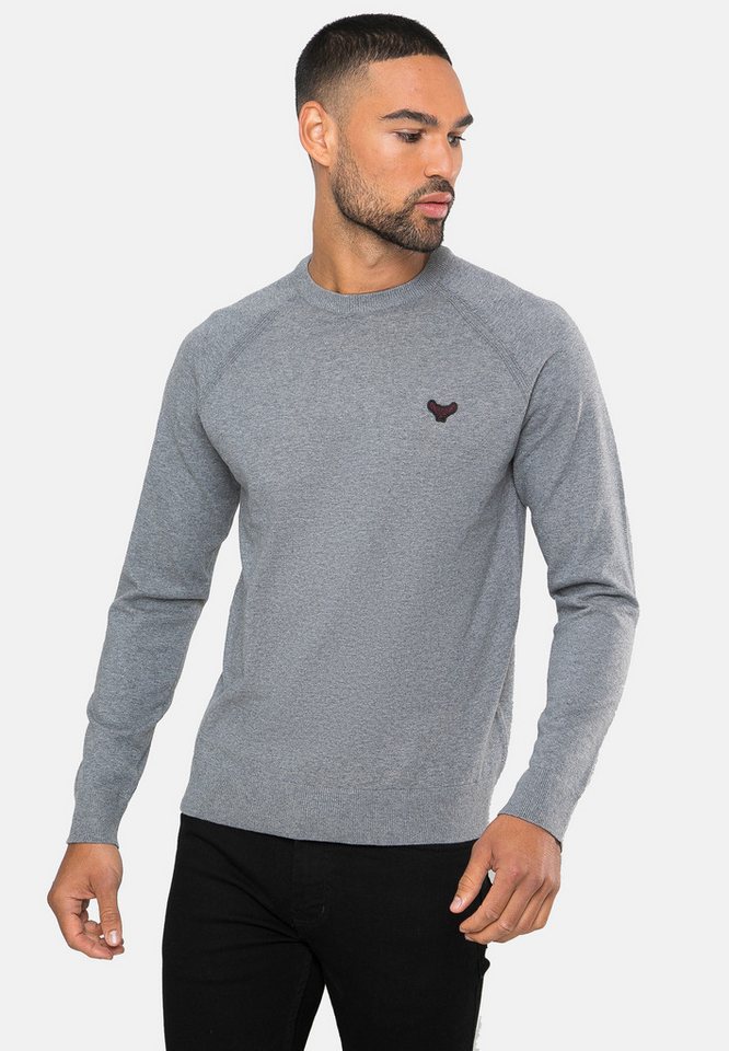 Threadbare Rundhalspullover Maned im schlichten Design von Threadbare