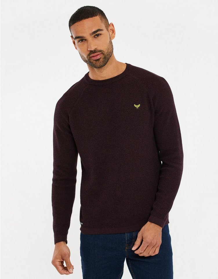 Threadbare Rundhalspullover Pitkin (1-tlg) mit Logo Patch von Threadbare