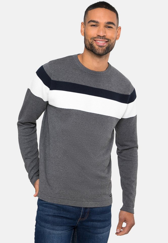 Threadbare Rundhalspullover THBLese (1-tlg) im Streifen-Design von Threadbare