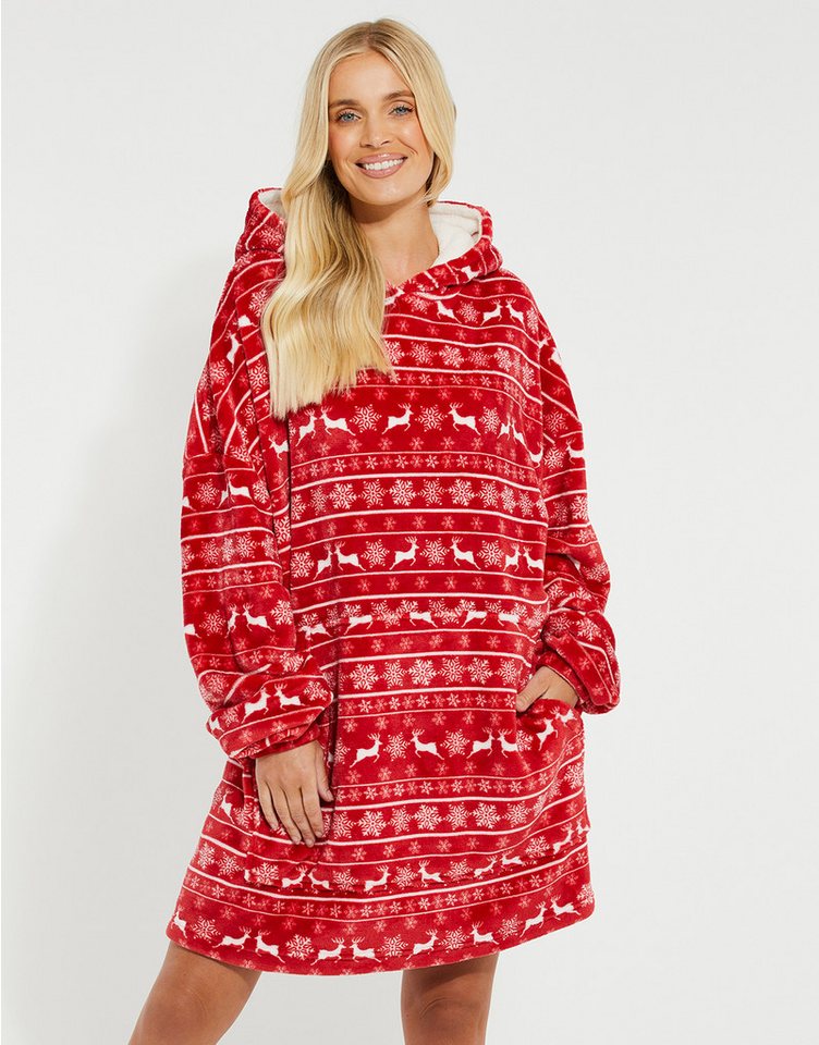 Threadbare Rundhalspullover im weihnachtlichen Design von Threadbare