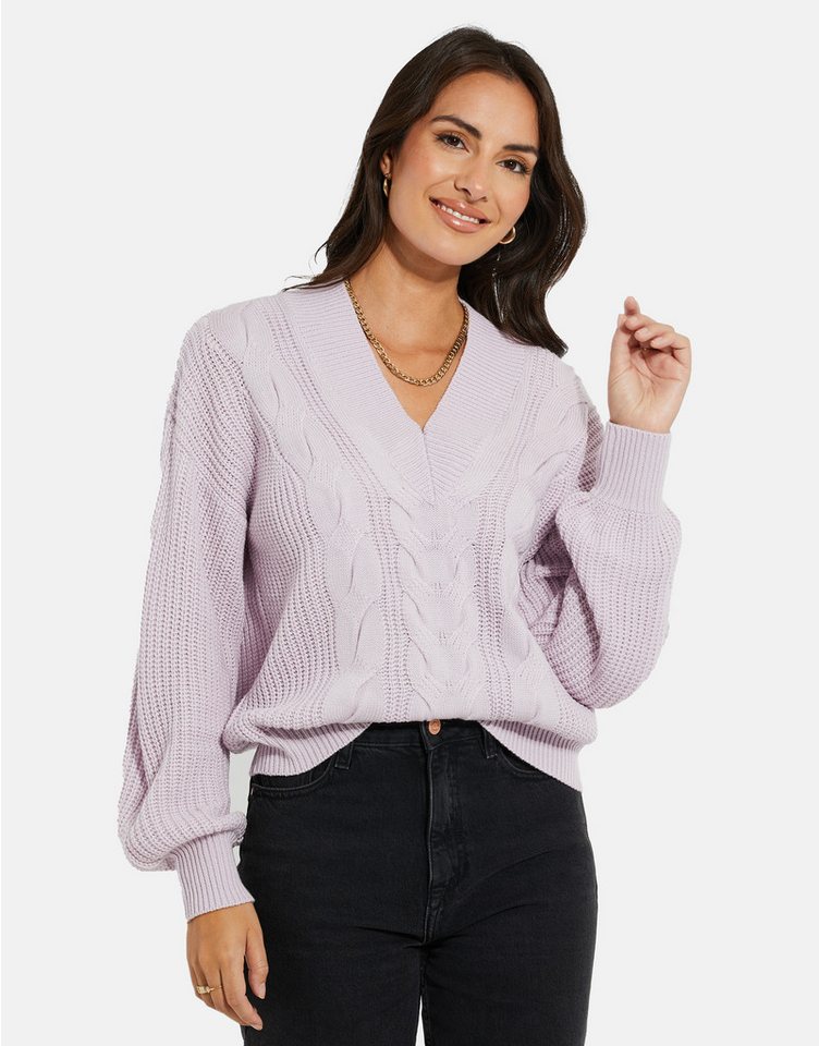 Threadbare Rundhalspullover in tollem Strick-Design von Threadbare