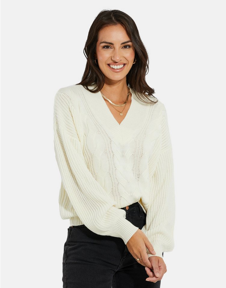 Threadbare Rundhalspullover in tollem Strick-Design von Threadbare