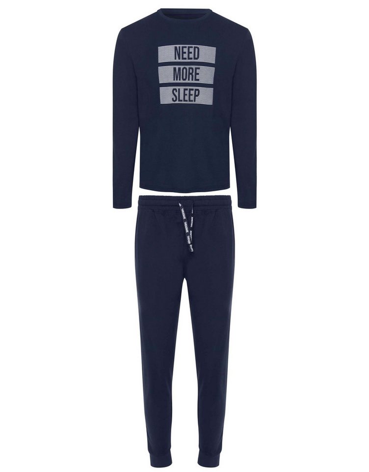 Threadbare Schlafanzug Donis PJ Set mit tollem Design von Threadbare