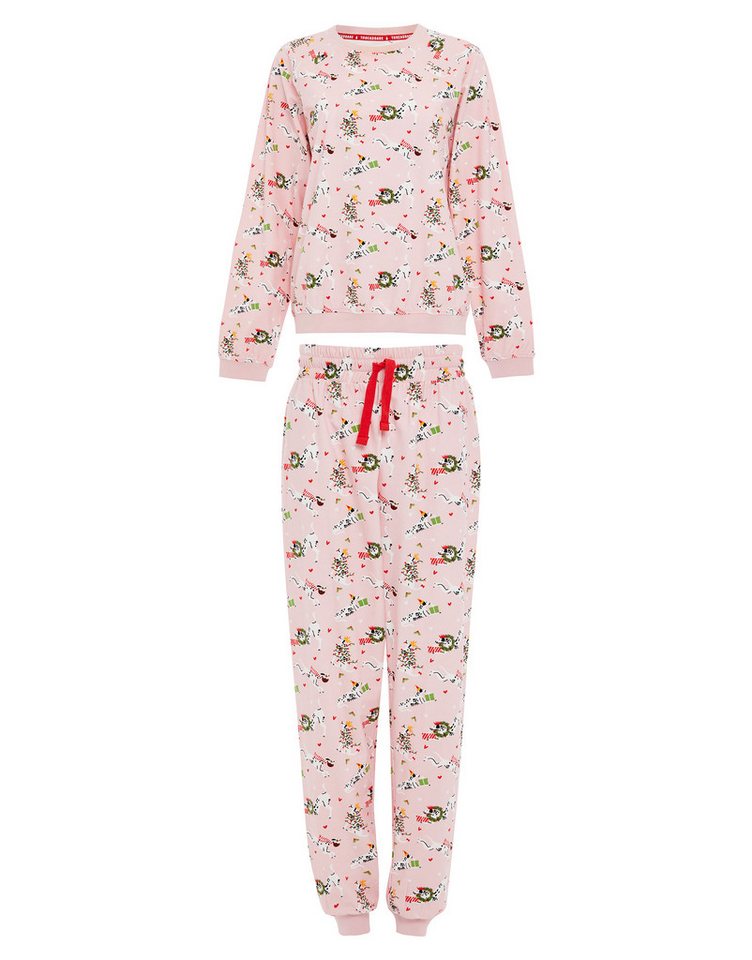 Threadbare Schlafanzug THB Pooch Xmas Pj Set (1 tlg) mit tollem Weihnachts-Design von Threadbare