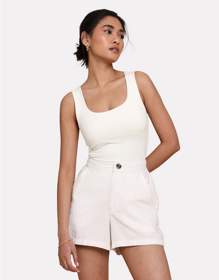 Threadbare Shorts THB Cactus Class Linen Short im schlichten Design von Threadbare