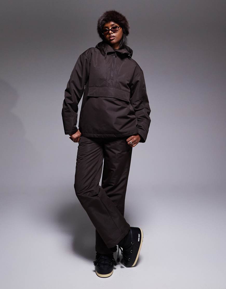 Threadbare - Skihose in Schokobraun mit Taschen-Brown von Threadbare