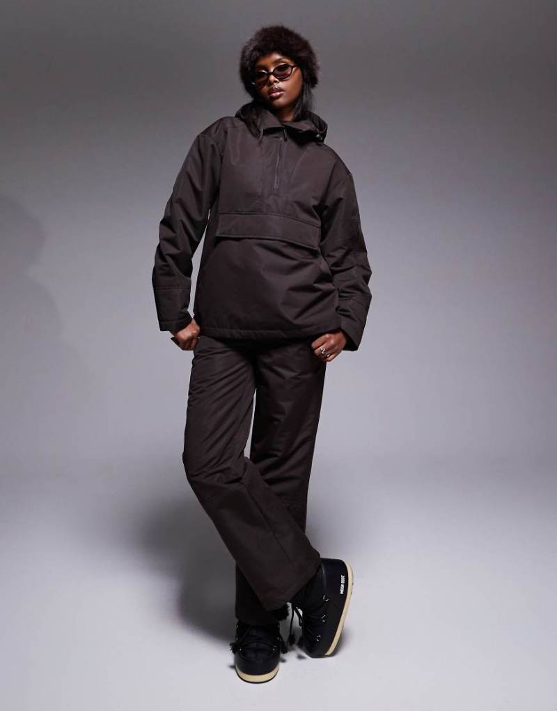 Threadbare - Skihose in Schokobraun mit Taschen-Brown von Threadbare