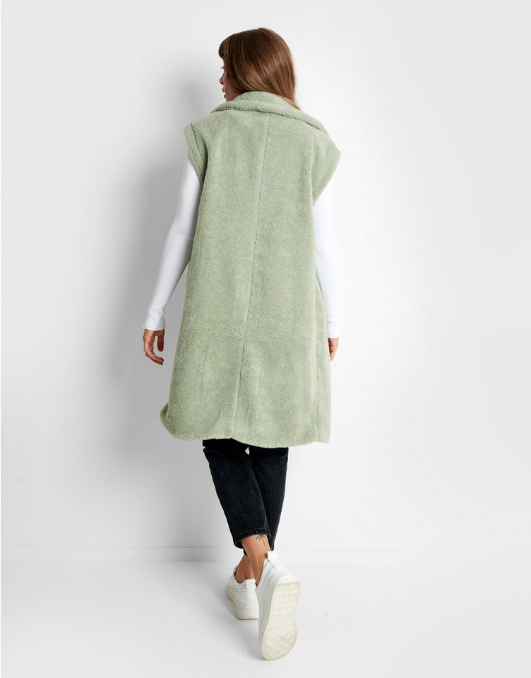 Threadbare Softshellweste Bella Borg Maxi Gillet mit längerem Schnitt von Threadbare