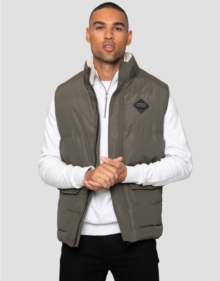 Threadbare Softshellweste Gilet Track (1-tlg) mit Kragen von Threadbare