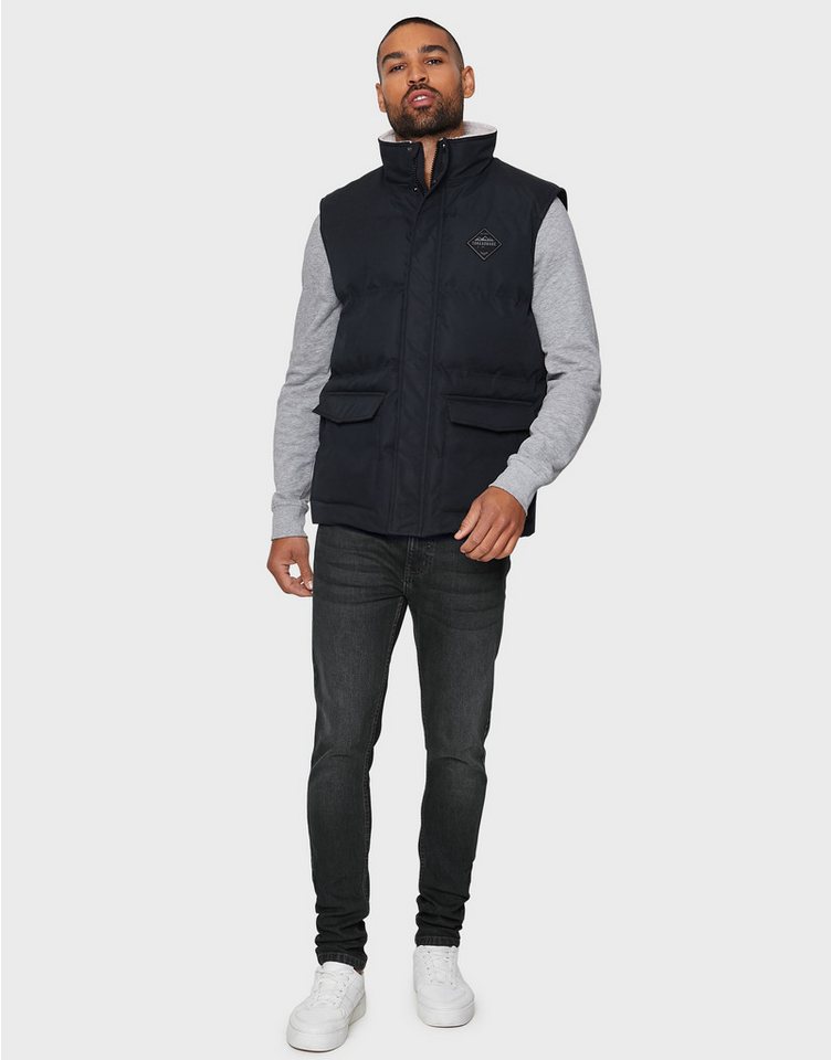 Threadbare Softshellweste Gilet Track (1-tlg) mit Kragen von Threadbare