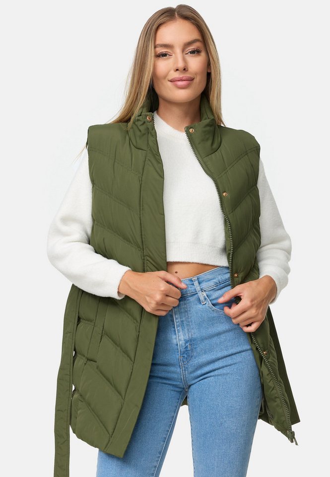 Threadbare Softshellweste THB Cruz (1-tlg) mit Gürtel von Threadbare